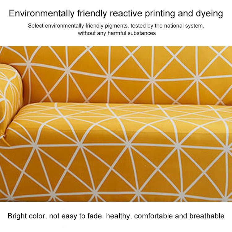 Double Seat Living Room Four Seasons Elastic Full Coverage Non-slip Sofa Cover, Size: 145 x 185cm