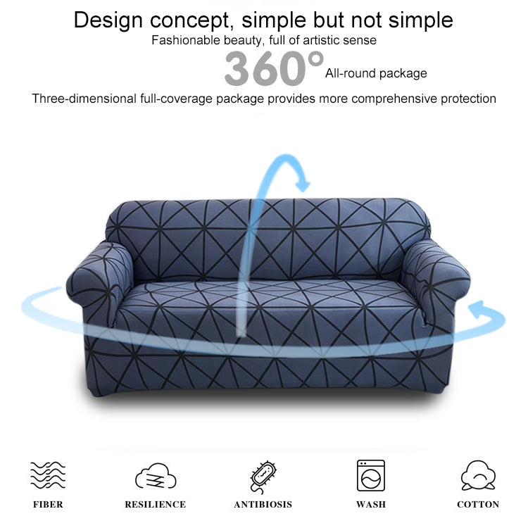 Double Seat Living Room Four Seasons Elastic Full Coverage Non-slip Sofa Cover, Size: 145 x 185cm