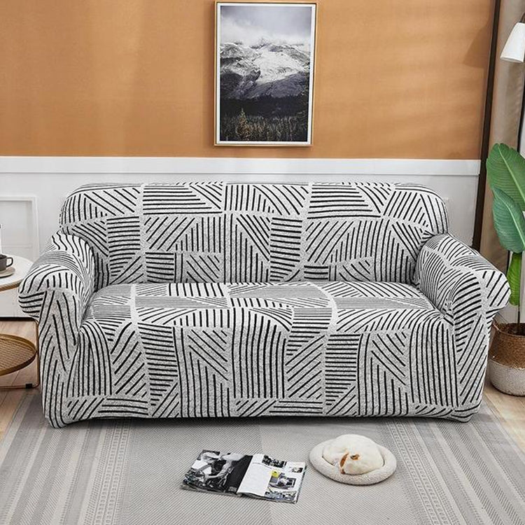 Double Seat Living Room Four Seasons Elastic Full Coverage Non-slip Sofa Cover, Size: 145 x 185cm