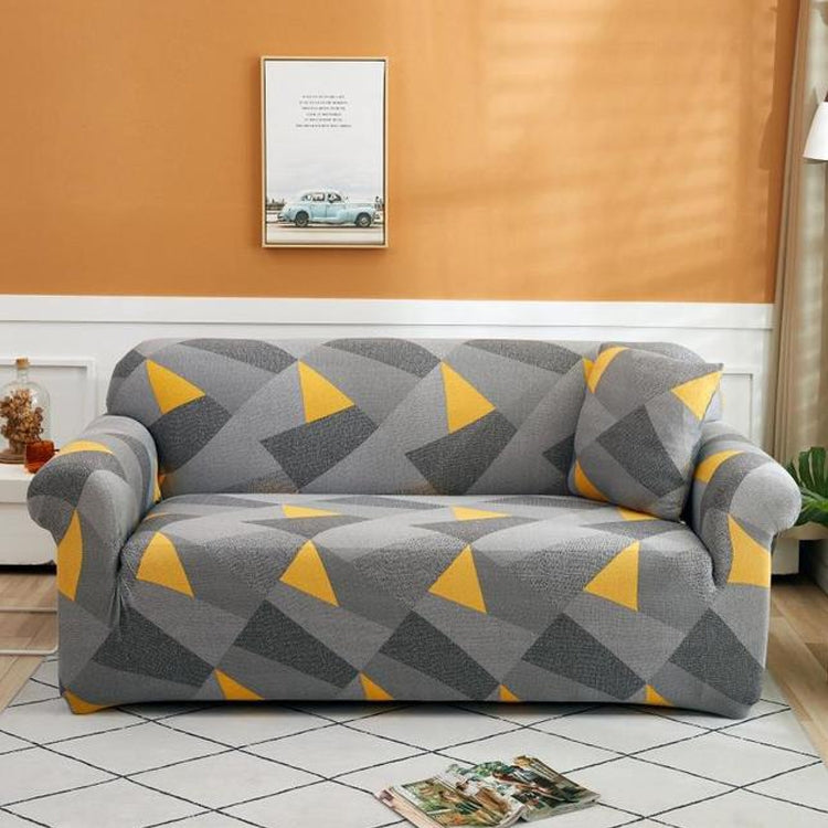 Double Seat Living Room Four Seasons Elastic Full Coverage Non-slip Sofa Cover, Size: 145 x 185cm