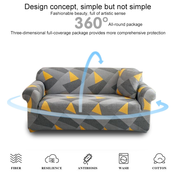 Double Seat Living Room Four Seasons Elastic Full Coverage Non-slip Sofa Cover, Size: 145 x 185cm