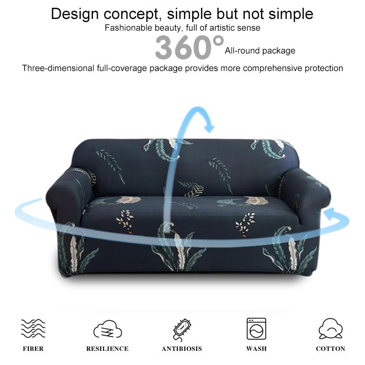 Double Seat Living Room Four Seasons Elastic Full Coverage Non-slip Sofa Cover, Size: 145 x 185cm