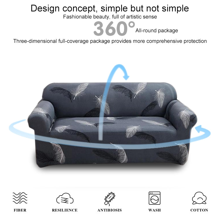 Double Seat Living Room Four Seasons Elastic Full Coverage Non-slip Sofa Cover, Size: 145 x 185cm
