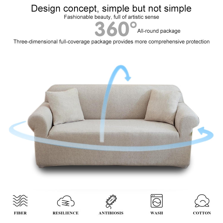 Double Seat Living Room Four Seasons Elastic Full Coverage Non-slip Sofa Cover, Size: 145 x 185cm