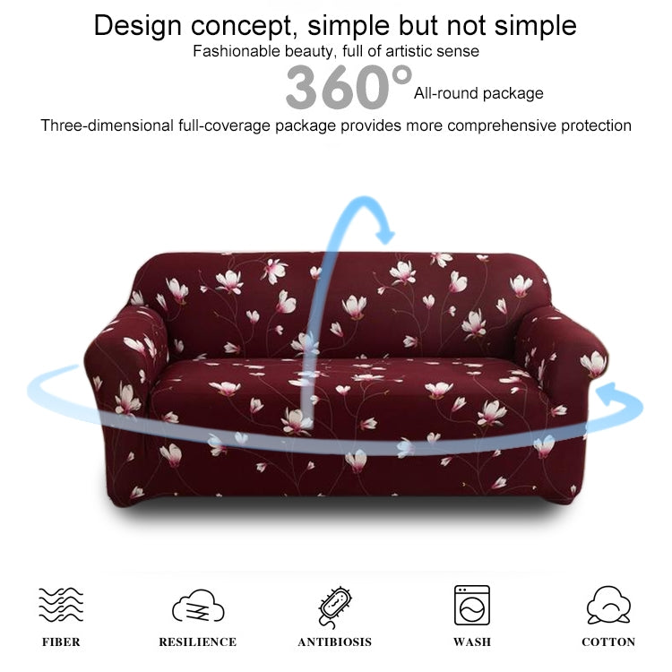 Double Seat Living Room Four Seasons Elastic Full Coverage Non-slip Sofa Cover, Size: 145 x 185cm