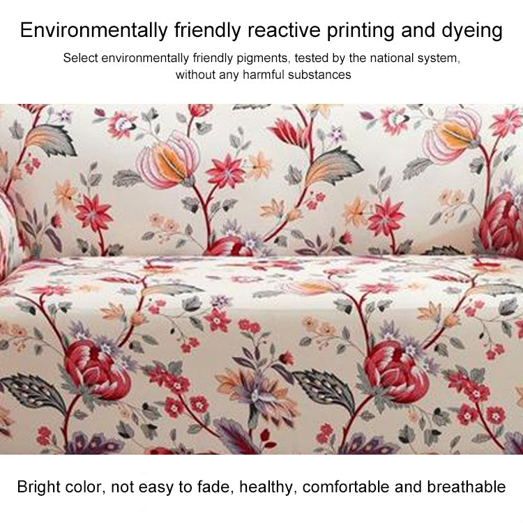 Double Seat Living Room Four Seasons Elastic Full Coverage Non-slip Sofa Cover, Size: 145 x 185cm
