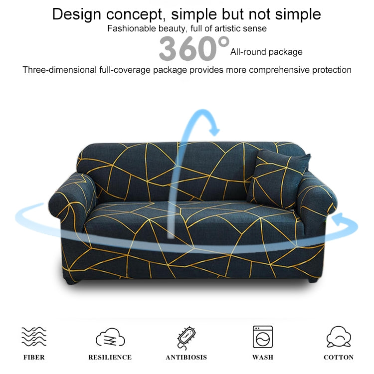 Double Seat Living Room Four Seasons Elastic Full Coverage Non-slip Sofa Cover, Size: 145 x 185cm