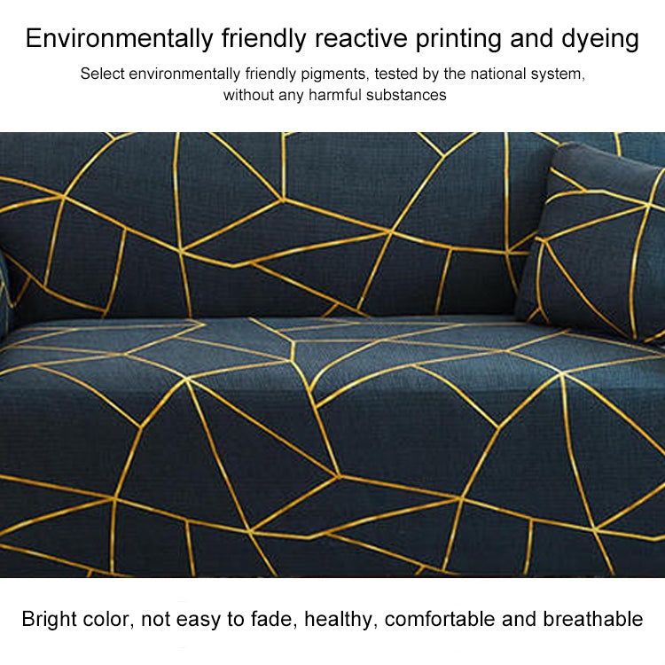 Double Seat Living Room Four Seasons Elastic Full Coverage Non-slip Sofa Cover, Size: 145 x 185cm