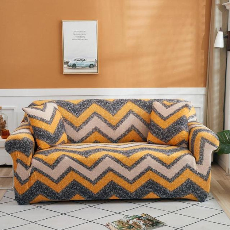 Double Seat Living Room Four Seasons Elastic Full Coverage Non-slip Sofa Cover, Size: 145 x 185cm