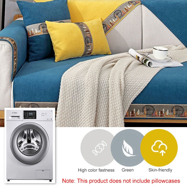 Windmill Pattern Four Seasons Universal Simple Modern Chenille Sofa Cover, Size:110x180cm