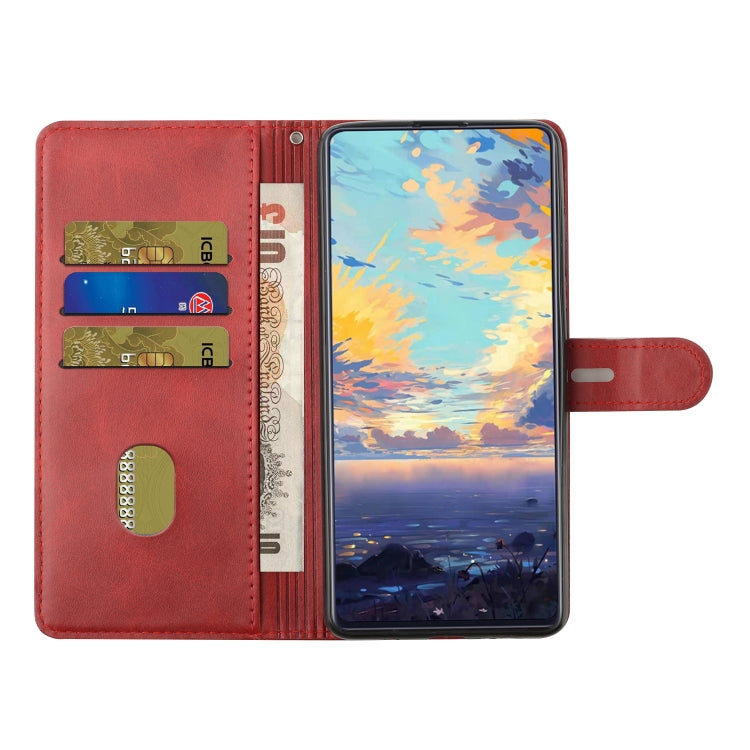For Realme 7 5G Stitching Style 2-Color Cow Texture Horizontal Flip PU Leather Case with Holder & Card Slot & Lanyard