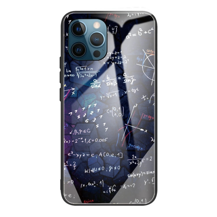 For iPhone 13 Pro Max Tempered Glass + TPU Border Protective Case