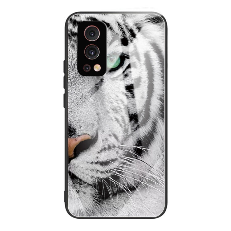 Tempered Glass + TPU Border Protective Case For OnePlus Nord 2 5G