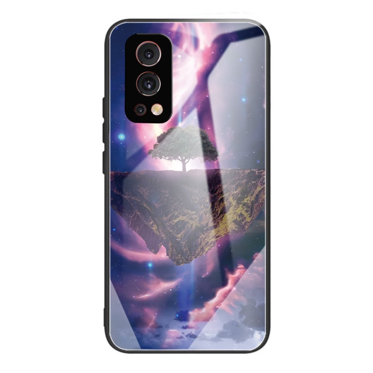 Tempered Glass + TPU Border Protective Case For OnePlus Nord 2 5G