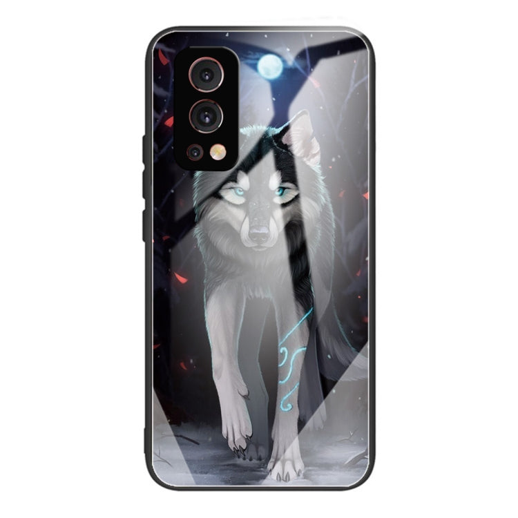 Tempered Glass + TPU Border Protective Case For OnePlus Nord 2 5G