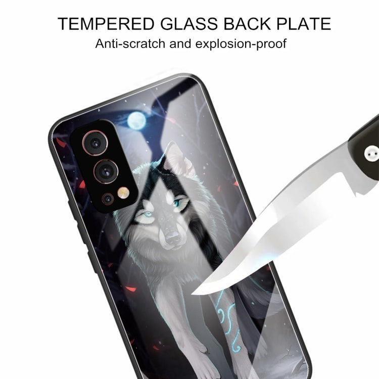 Tempered Glass + TPU Border Protective Case For OnePlus Nord 2 5G