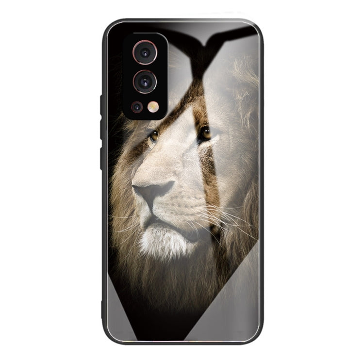 Tempered Glass + TPU Border Protective Case For OnePlus Nord 2 5G