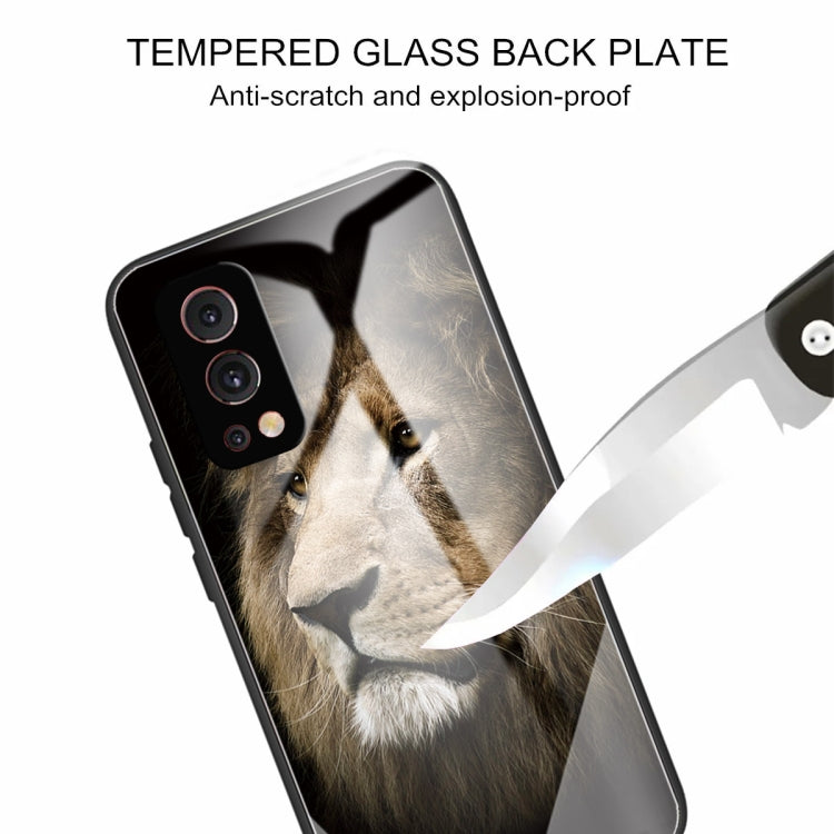 Tempered Glass + TPU Border Protective Case For OnePlus Nord 2 5G