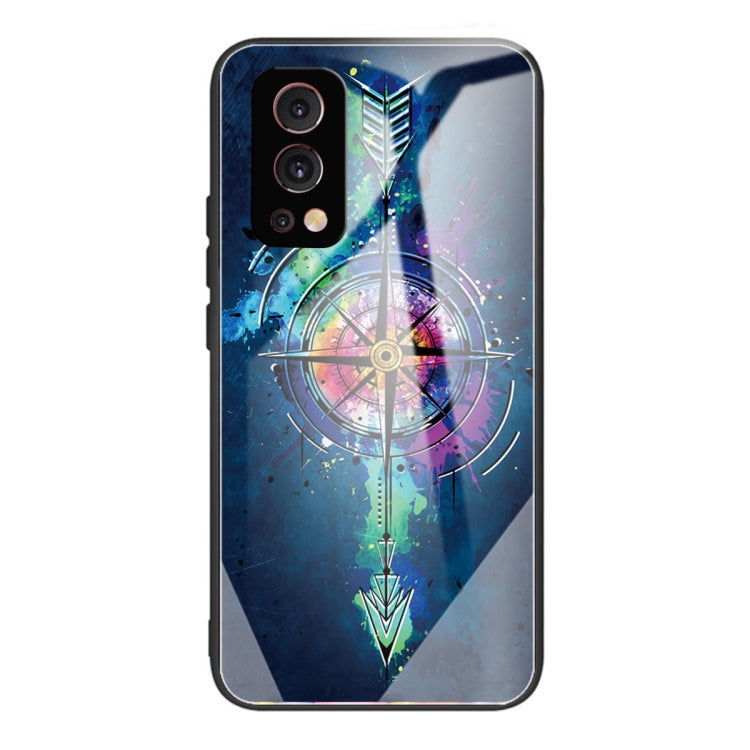 Tempered Glass + TPU Border Protective Case For OnePlus Nord 2 5G