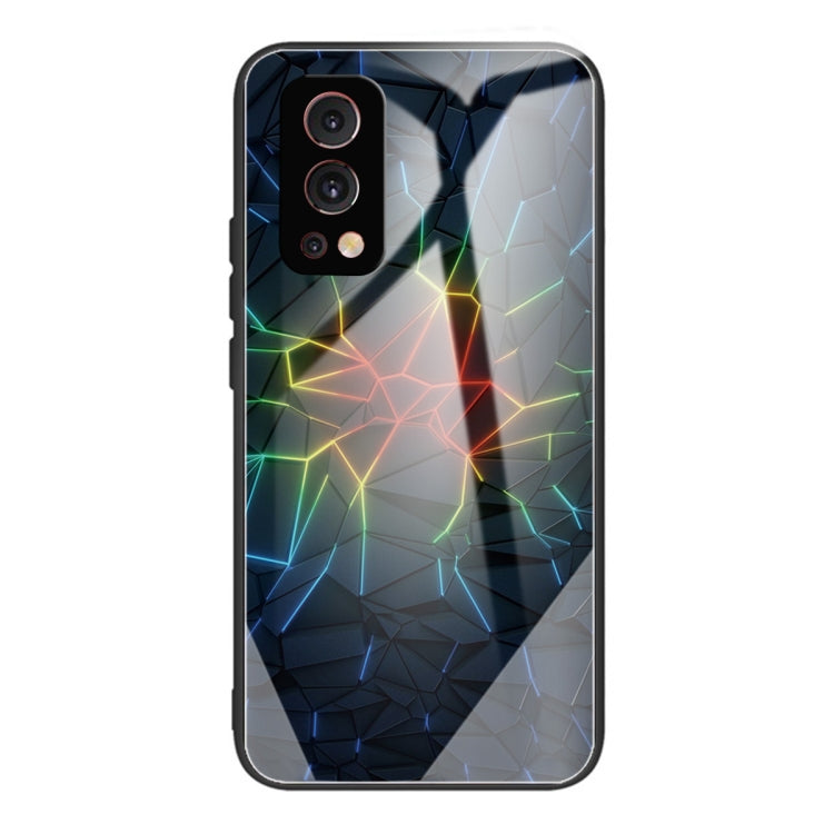 Tempered Glass + TPU Border Protective Case For OnePlus Nord 2 5G