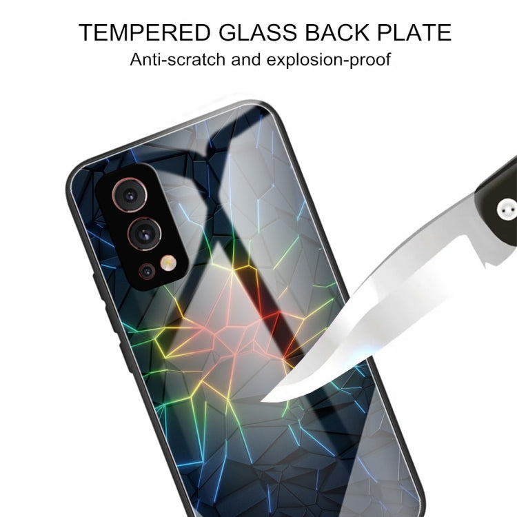Tempered Glass + TPU Border Protective Case For OnePlus Nord 2 5G
