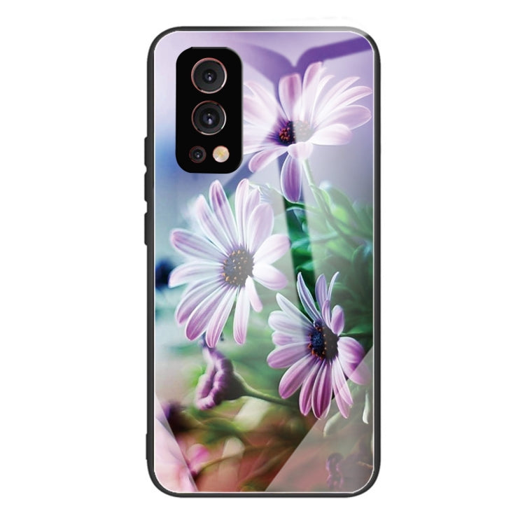 Tempered Glass + TPU Border Protective Case For OnePlus Nord 2 5G