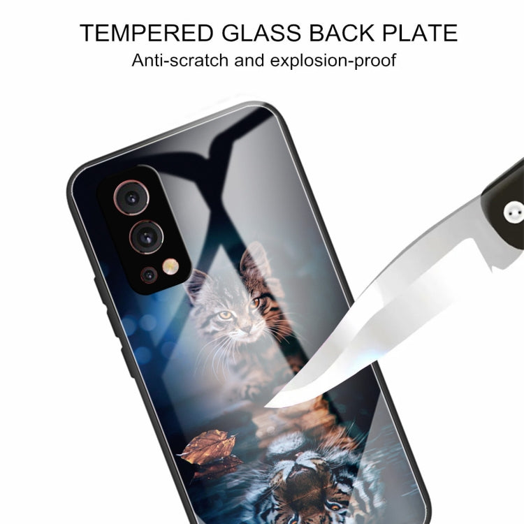 Tempered Glass + TPU Border Protective Case For OnePlus Nord 2 5G