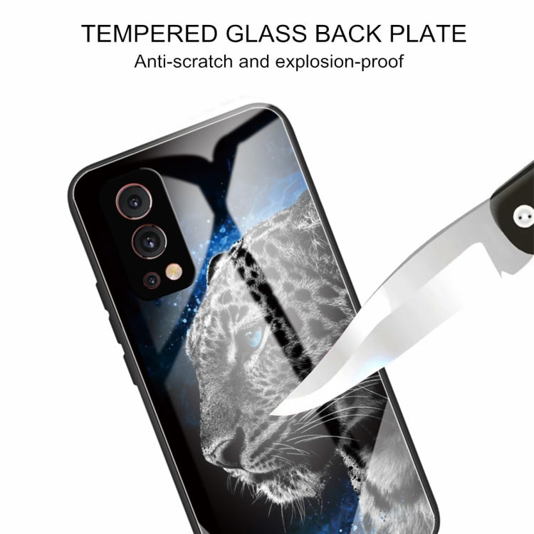 Tempered Glass + TPU Border Protective Case For OnePlus Nord 2 5G