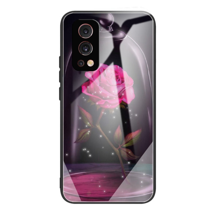 Tempered Glass + TPU Border Protective Case For OnePlus Nord 2 5G