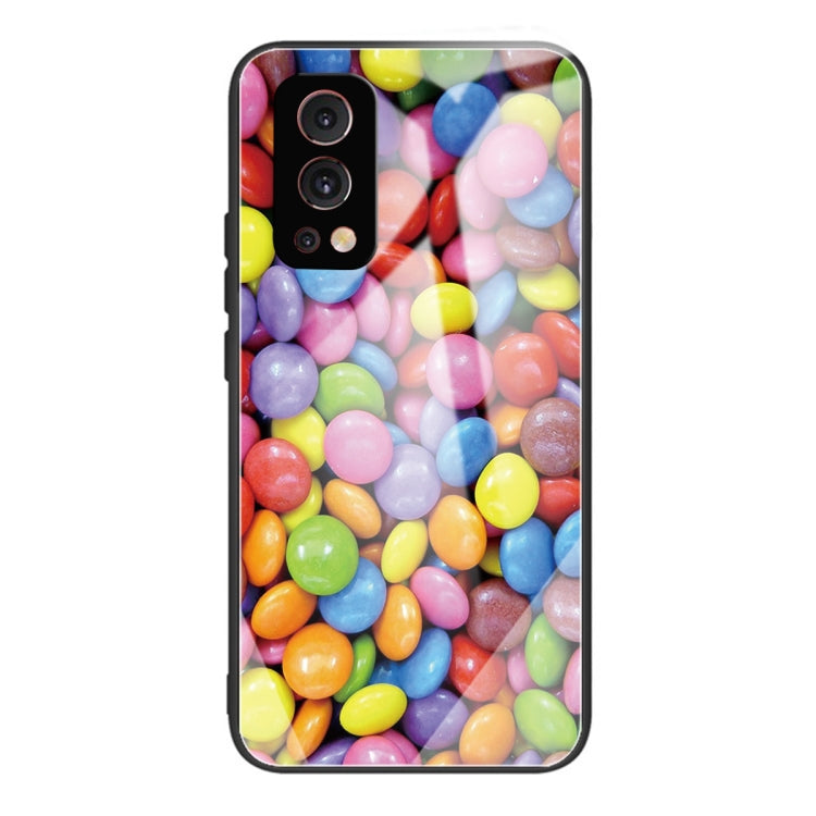 Tempered Glass + TPU Border Protective Case For OnePlus Nord 2 5G