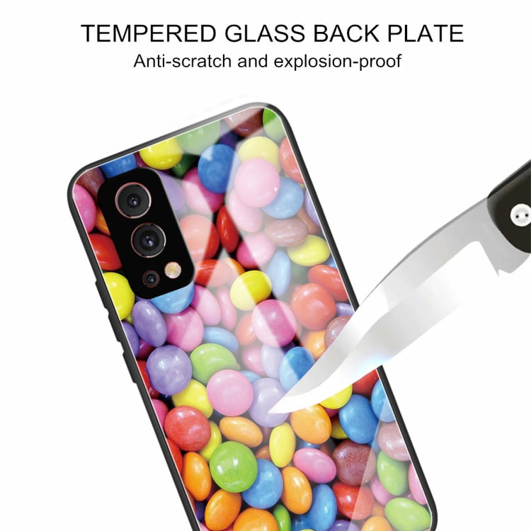 Tempered Glass + TPU Border Protective Case For OnePlus Nord 2 5G