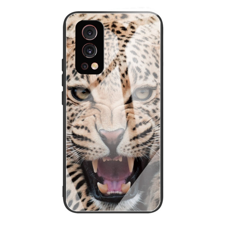 Colorful Painted Glass Shockproof Protective Case For OnePlus Nord 2 5G