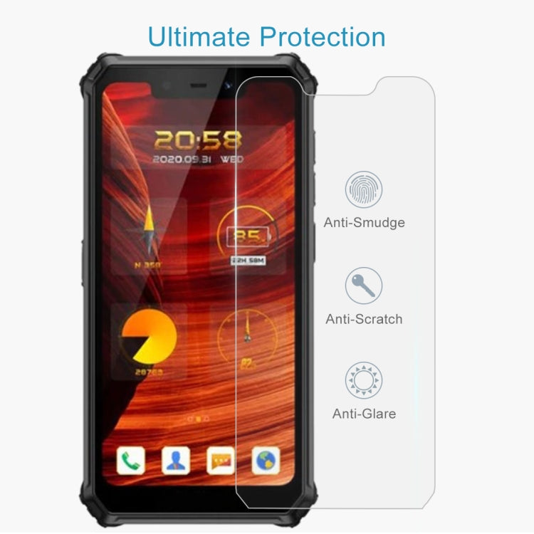 For Oukitel Bison 2021 F150 10 PCS 0.26mm 9H 2.5D Tempered Glass Film