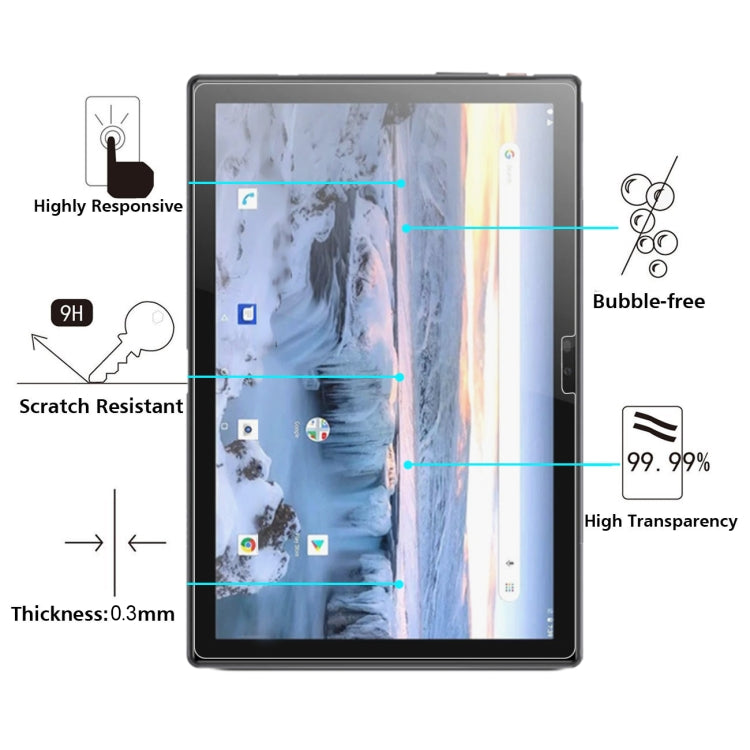 For Oukitel OKT1 10 PCS 0.26mm 9H 2.5D Tempered Glass Film