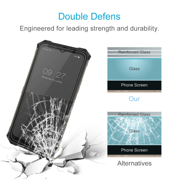 For Oukitel WP13 / WP13 5G 50 PCS 0.26mm 9H 2.5D Tempered Glass Film