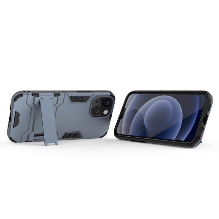 For iPhone 13 mini PC + TPU Shockproof Protective Case with Invisible Holder