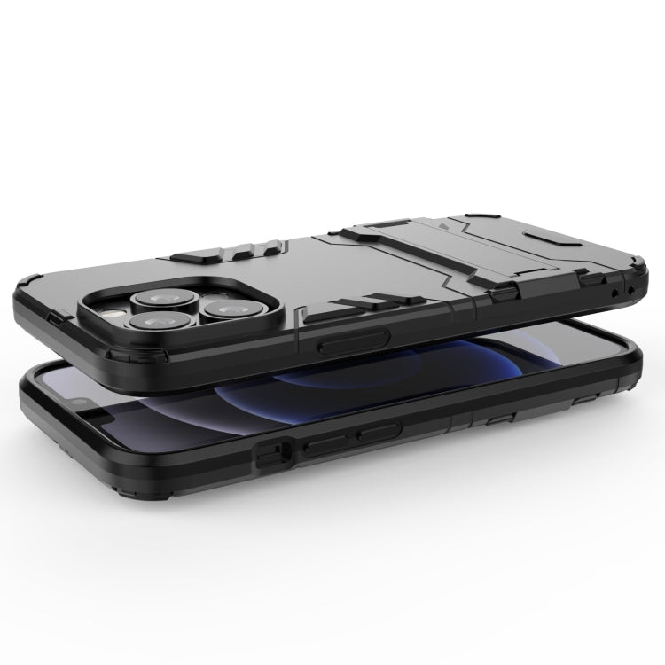 For iPhone 13 Pro PC + TPU Shockproof Protective Case with Invisible Holder