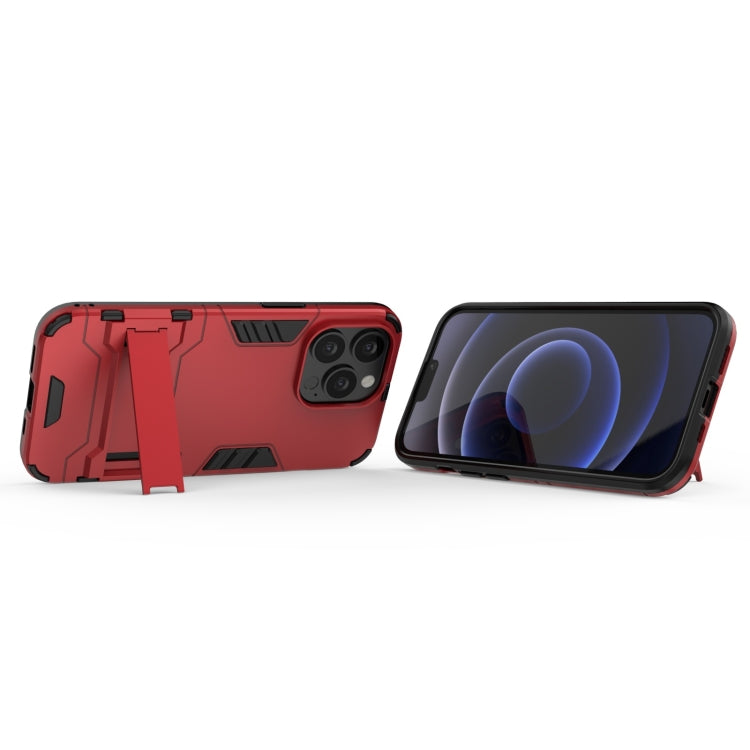 For iPhone 13 Pro PC + TPU Shockproof Protective Case with Invisible Holder
