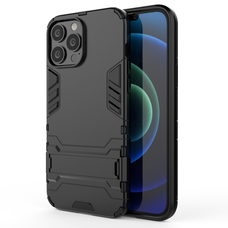 For iPhone 13 Pro Max PC + TPU Shockproof Protective Case with Invisible Holder