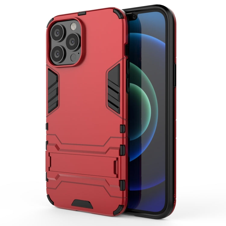 For iPhone 13 Pro Max PC + TPU Shockproof Protective Case with Invisible Holder