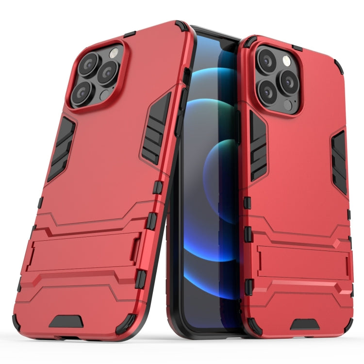 For iPhone 13 Pro Max PC + TPU Shockproof Protective Case with Invisible Holder