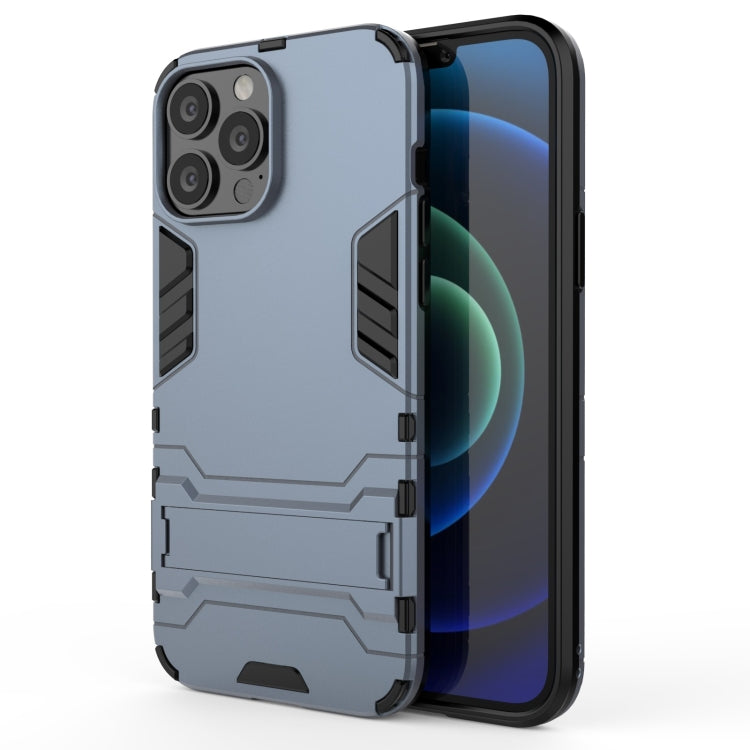 For iPhone 13 Pro Max PC + TPU Shockproof Protective Case with Invisible Holder