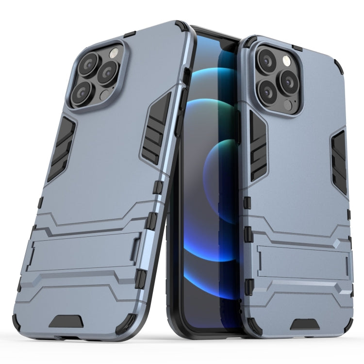 For iPhone 13 Pro Max PC + TPU Shockproof Protective Case with Invisible Holder