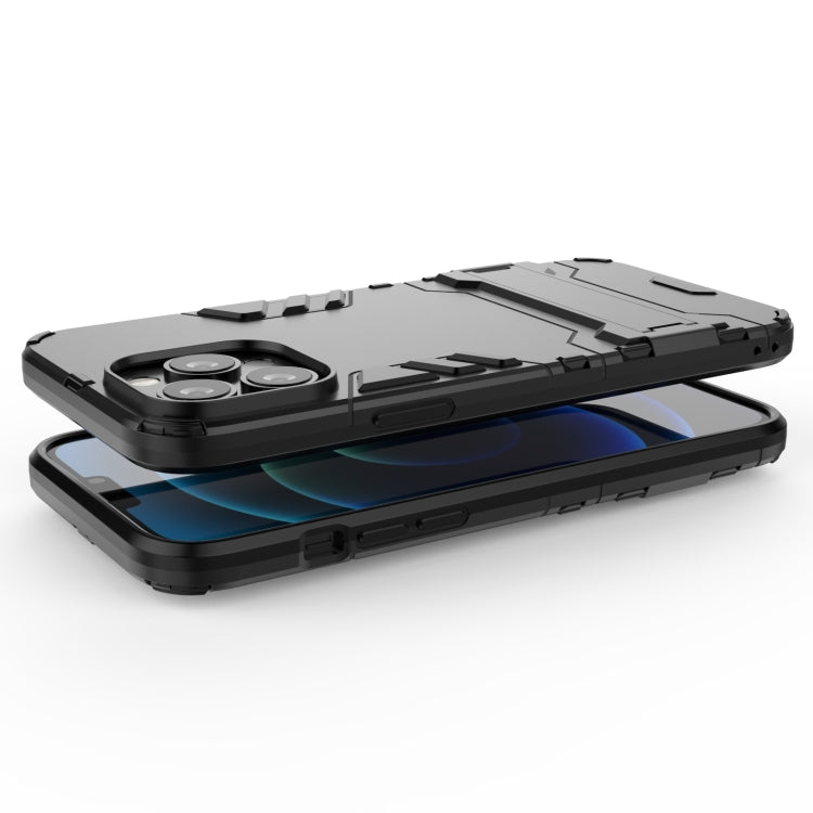 For iPhone 13 Pro Max PC + TPU Shockproof Protective Case with Invisible Holder