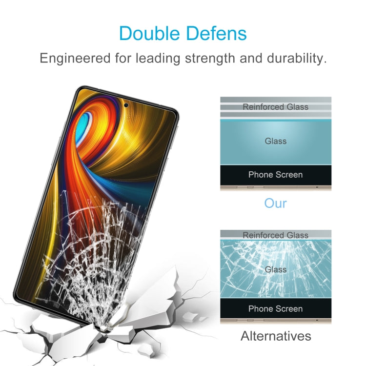 For Xiaomi Poco F3 GT / Poco F4 GT 10 PCS 0.26mm 9H 2.5D Tempered Glass Film