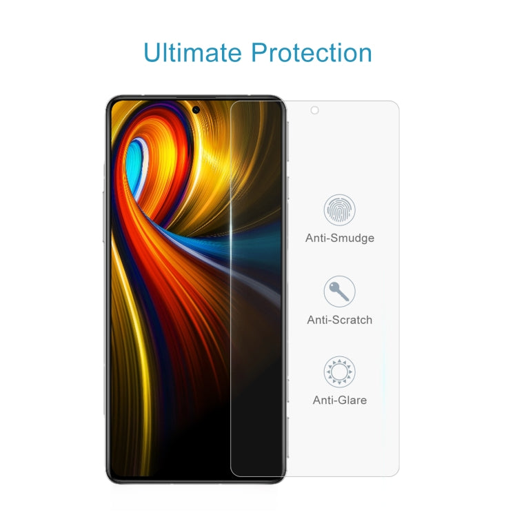 For Xiaomi Poco F3 GT / Poco F4 GT 50 PCS 0.26mm 9H 2.5D Tempered Glass Film