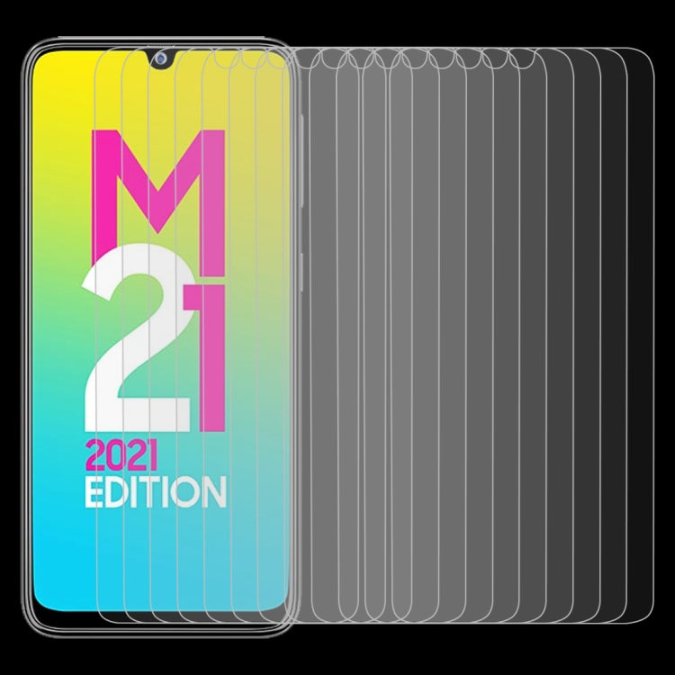 For Samsung Galaxy M21 2021/M21s/M21 50 PCS 0.26mm 9H 2.5D Tempered Glass Film