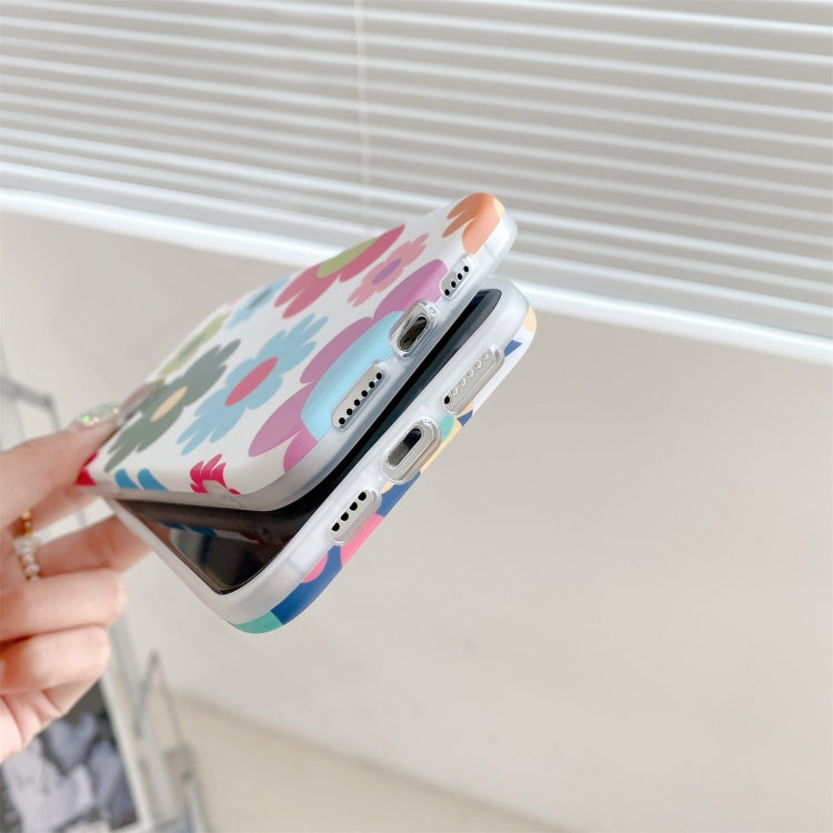 For iPhone 11 Flower Pattern TPU Shockproof Protective Case