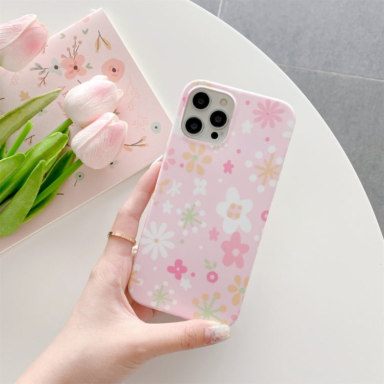 For iPhone 11 Pro Flower Pattern TPU Shockproof Protective Case