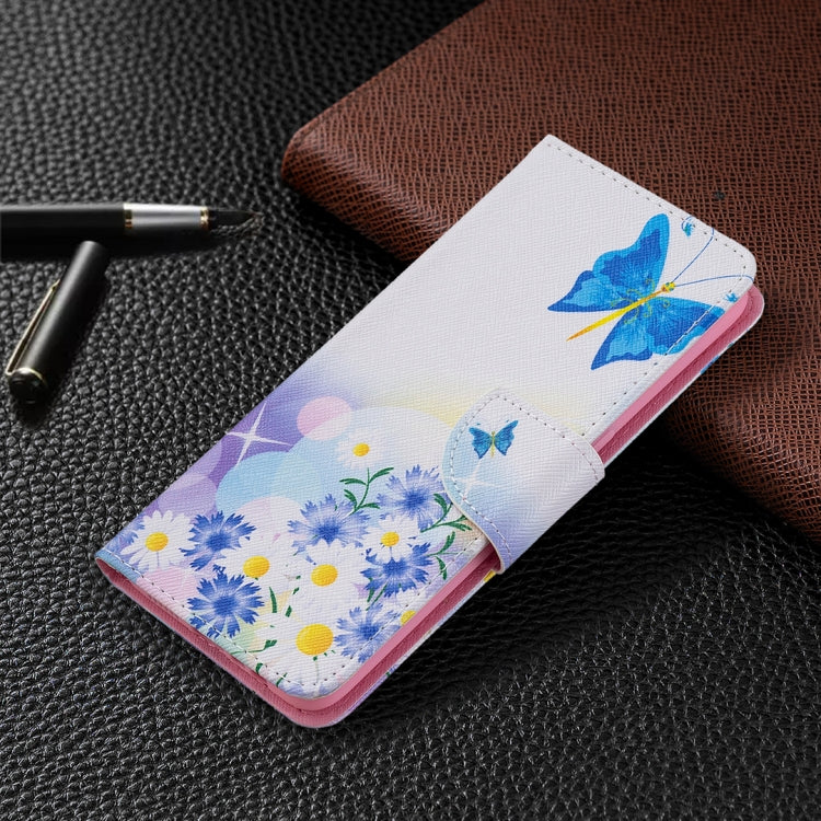 For OPPO A7 Colored Drawing Pattern Horizontal Flip Leather Case with Holder & Card Slots & Wallet
